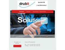 Tablet Screenshot of drubit.de